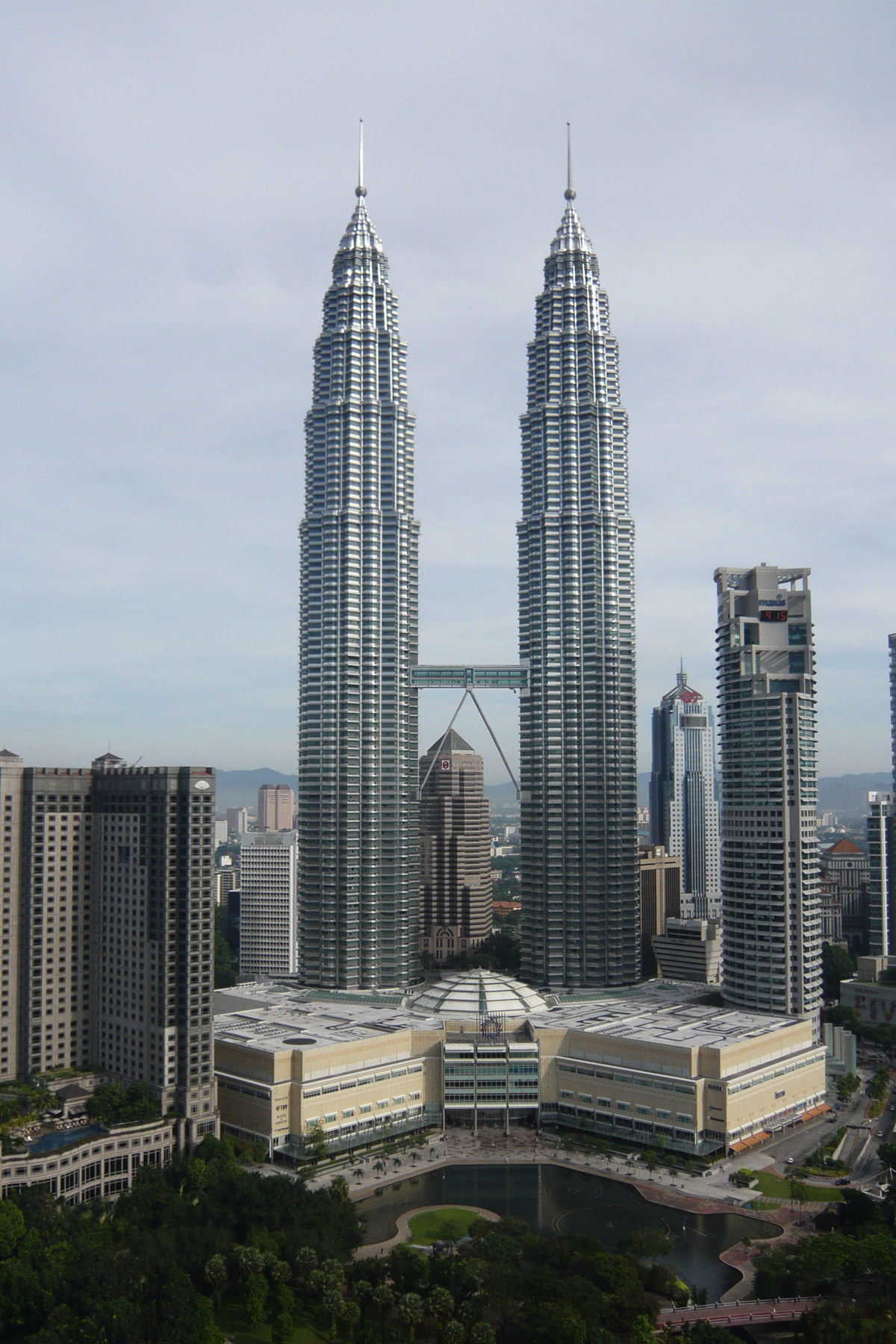 Petronas Twin Towers Aerial